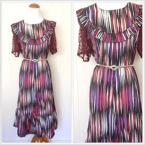 VTG OOAK Striped Dress